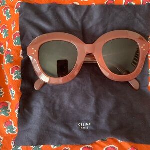 Celine sunglasses in original case with dust cloth.